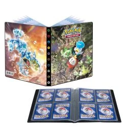 Pokemon Ultra Pro 4-Pocket Portfolio Karmesin & Purpur Für 80 Cards