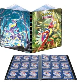 Pokemon Ultra Pro 9-Pocket Portfolio Karmesin & Purpur Für 252 Cards
