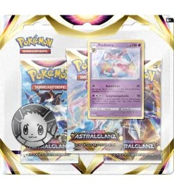 The Pokemon Company International Pokemon Schwert & Schild - Astralglanz - 3-Pack-Blister Feelinara