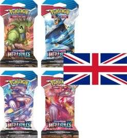 The Pokemon Company International Pokemon Battle Styles - Sleeved Booster - Alle 4 Artworks (ENGLISCH)