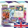 The Pokemon Company International Pokemon Chilling Reign - 3-Pack-Blister Snorlax ENGLISCH
