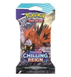 The Pokemon Company International Pokemon Chilling Reign - Sleeved Booster - Zufälliges Artwork ENGLISCH -Spielkarten Shop pokemon chilling reign sleeved booster random english v4