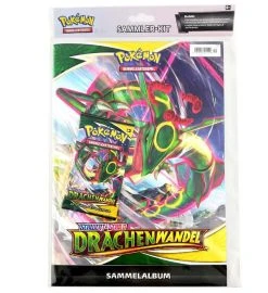 The Pokemon Company International Pokemon Drachenwandel Sammler-Kit - Album + Booster + Poster