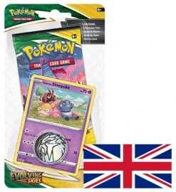 The Pokemon Company International Pokemon Evolving Skies - Checklane Blister Galarian Slowpoke ENGLISCH