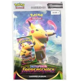 The Pokemon Company International Pokemon Farbenschock Sammler-Kit - Album + Booster + Poster