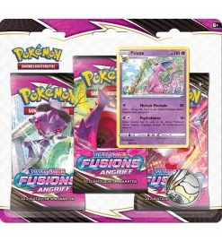 The Pokemon Company International Pokemon Schwert & Schild - Fusionsangriff - 3-Pack-Blister Psiana