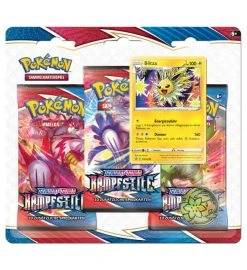 The Pokemon Company International Pokemon Schwert & Schild 5 - Kampfstile - 3-Pack-Blister Blitza