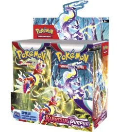 The Pokemon Company International Pokemon Karmesin & Purpur - Display Mit 36 Booster Packs - Deutsch