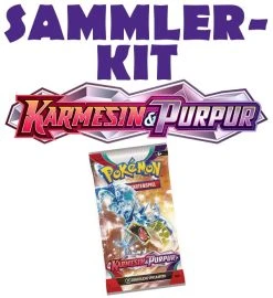 The Pokemon Company International Pokemon Karmesin & Purpur Sammler-Kit - Album + Booster + Poster