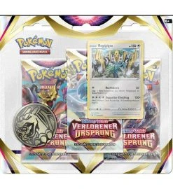The Pokemon Company International Pokemon Schwert & Schild - Verlorener Ursprung - 3-Pack-Blister Regigigas