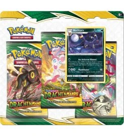 The Pokemon Company International Pokemon Schwert & Schild - Drachenwandel - 3-Pack-Blister Nachtara