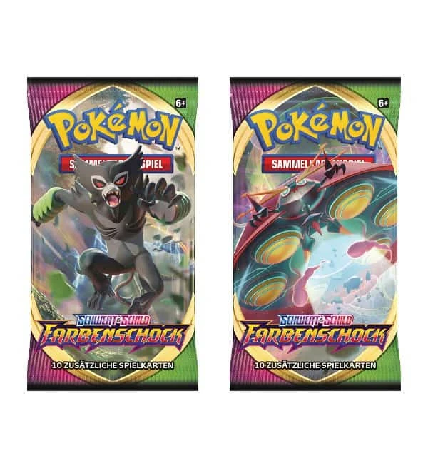 The Pokemon Company International Pokemon Schwert & Schild - Farbenschock - Display Mit 18 Tüten 2 The Pokemon Company International Pokemon Schwert & Schild - Farbenschock - Display Mit 18 Tüten – Bild 2