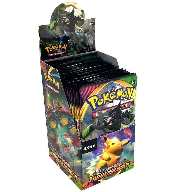 The Pokemon Company International Pokemon Schwert & Schild - Farbenschock - Display Mit 18 Tüten 1 The Pokemon Company International Pokemon Schwert & Schild - Farbenschock - Display Mit 18 Tüten