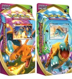 The Pokemon Company International Pokemon Schwert & Schild - Farbenschock - Themendecks Glurak + Kamalm