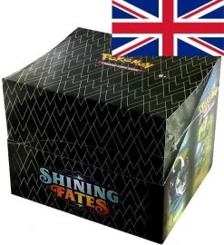 The Pokemon Company International Pokemon Shining Fates Mini Tin Display Sealed - 10 Tins - Englisch