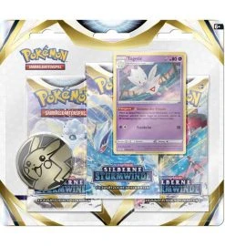 The Pokemon Company International Pokemon Schwert & Schild - Silberne Sturmwinde - 3-Pack-Blister Togetic