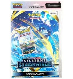 The Pokemon Company International Pokemon Silberne Sturmwinde Sammler-Kit - Album + Booster + Poster
