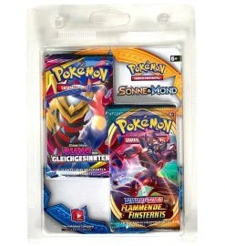 The Pokemon Company International Pokemon Sonne & Mond / Schwert & Schild - 2-Booster Clamshell