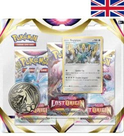 The Pokemon Company International Pokemon Sword & Shield - Lost Origin - 3-Pack-Blister Regigigas EN