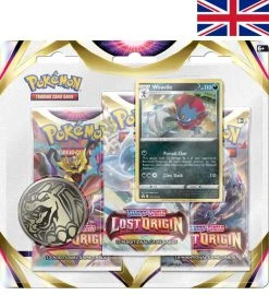 The Pokemon Company International Pokemon Sword & Shield - Lost Origin - 3-Pack-Blister Weavile EN