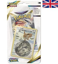 The Pokemon Company International Pokemon Sword & Shield - Brilliant Stars - Checklane Blister Eevee ENGLISCH