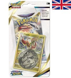 The Pokemon Company International Pokemon Sword & Shield - Brilliant Stars - Checklane Blister Flapple ENGLISCH