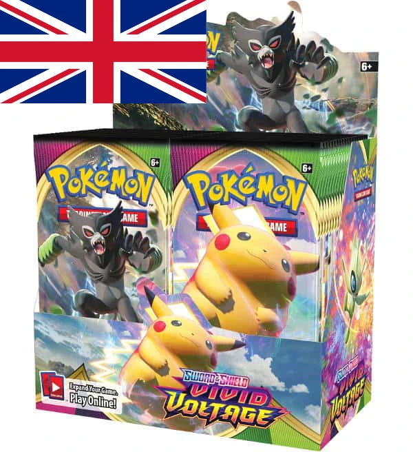 The Pokemon Company International Pokemon Sword & Shield - Vivid Voltage - Display Mit 36 Tüten ENGLISH 1 The Pokemon Company International Pokemon Sword & Shield - Vivid Voltage - Display Mit 36 Tüten ENGLISH