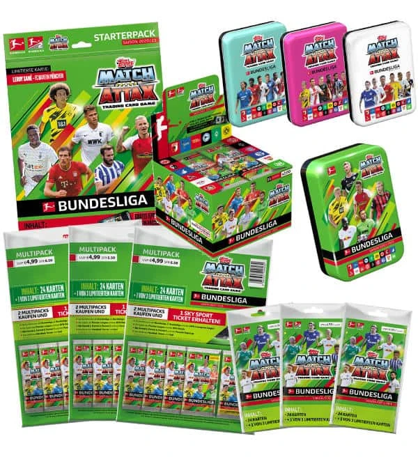 Topps Bundesliga Match Attax 2020/21 - Mega-Bundle 1 Topps Bundesliga Match Attax 2020/21 - Mega-Bundle