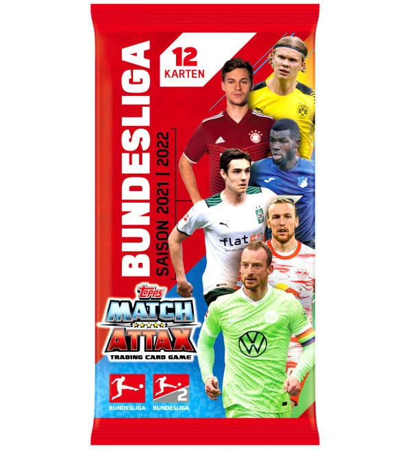 Topps Bundesliga Match Attax 2021/22 - Display Mit 36 Tüten 2 Topps Bundesliga Match Attax 2021/22 - Display Mit 36 Tüten – Bild 2