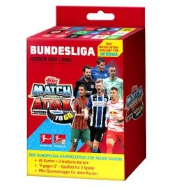 Topps Bundesliga Match Attax 2021/22 - ToGo-Box Mit 30 Karten