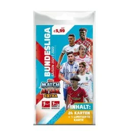 Topps Bundesliga Match Attax EXTRA 2021/22 - Blister Mit 25 Karten