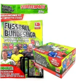 Topps Bundesliga Sticker 2015/2016 - Starterpack + Display Mit 50 Tüten