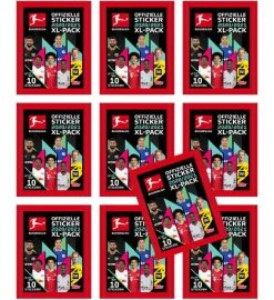 Topps Bundesliga Sticker 2020/2021 - 10 Tüten