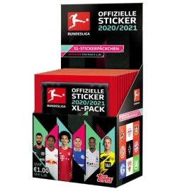 Topps Bundesliga Sticker 2020/2021 - Display Mit 36 Tüten