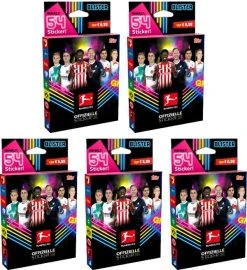 Topps Bundesliga Sticker 2022/2023 - 5 X Eco-Blister