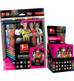 Topps Bundesliga Sticker 2022/2023 - Starterpack + Display Mit 50 Tüten