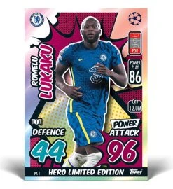 Topps Champions League Match Attax EXTRA 2021/22 - Mega Tin Power Attack -Spielkarten Shop topps champions league match attax extra 2021 22 mega tin attack hle lukaku