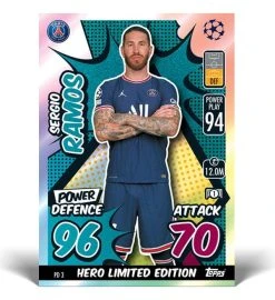 Topps Champions League Match Attax EXTRA 2021/22 - Mega Tin Set -Spielkarten Shop topps champions league match attax extra 2021 22 mega tin defence hle ramos 1