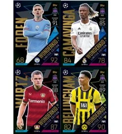 Topps Champions League Match Attax 2022/23 - Mega Tin Set -Spielkarten Shop topps cl match attax 2022 23 wonderkids master limited edition cards