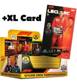 Topps Formula 1 Turbo Attax 2021 Trading Cards - Display + XL Card OC1