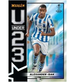 Topps Merlin Chrome Champions League 2020/21 - Hobby Box -Spielkarten Shop topps merlin chrome ucl 2020 21 isak u23 stars